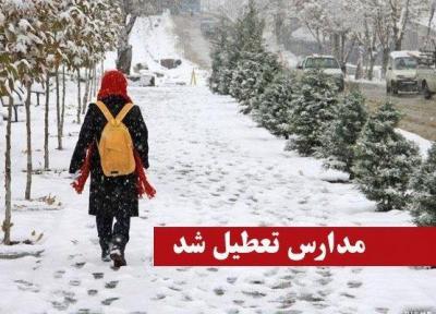 تعطیلی مدارس تعدادی از شهرستان های استان مرکزی به علت برودت هوا