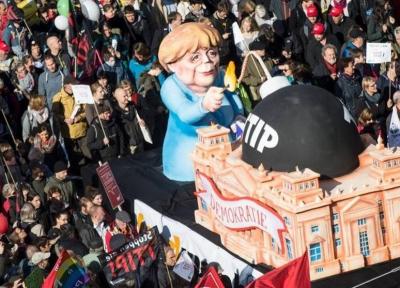 اعتراضات گسترده علیه قرارداد تجارت آزاد با آمریکا در آلمان
