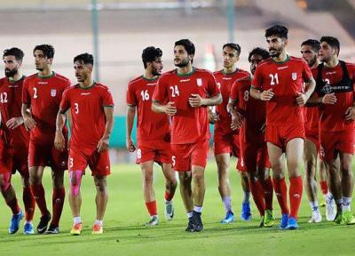 برگزاری جلسه فنی تیم فوتبال امید ایران پیش از دیدار با اندونزی