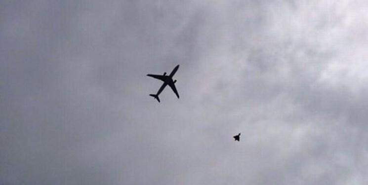 پرس تی وی، جنگنده های آمریکایی دو مرتبه به مدت 6 دقیقه برای هواپیمای مسافربری ایران خطر آفریدند