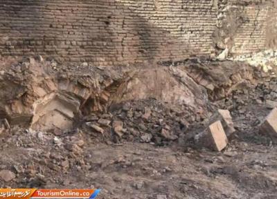 کشف یک سازه قدیمی در بافت تاریخی فرهنگی شهر شیراز