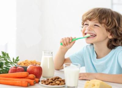 مواد غذایی برای جلوگیری از پوسیدگی دندان در بچه ها و راهکارهای پیشگیری